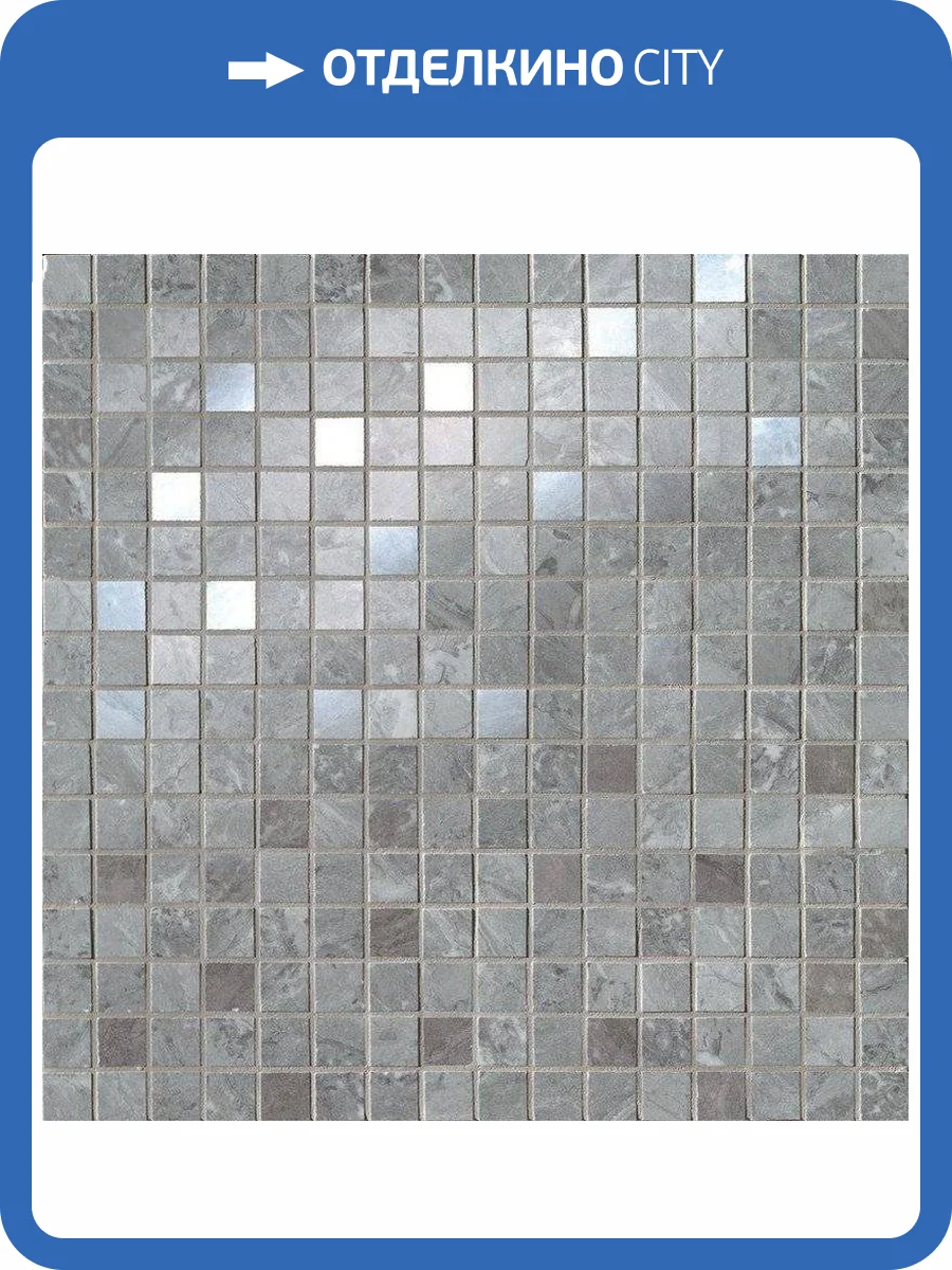 Мозаика FAP Ceramiche Roma Classic Fny6 Grigio Sup. Brillante Mosaico 30.5x30.5 фото 2
