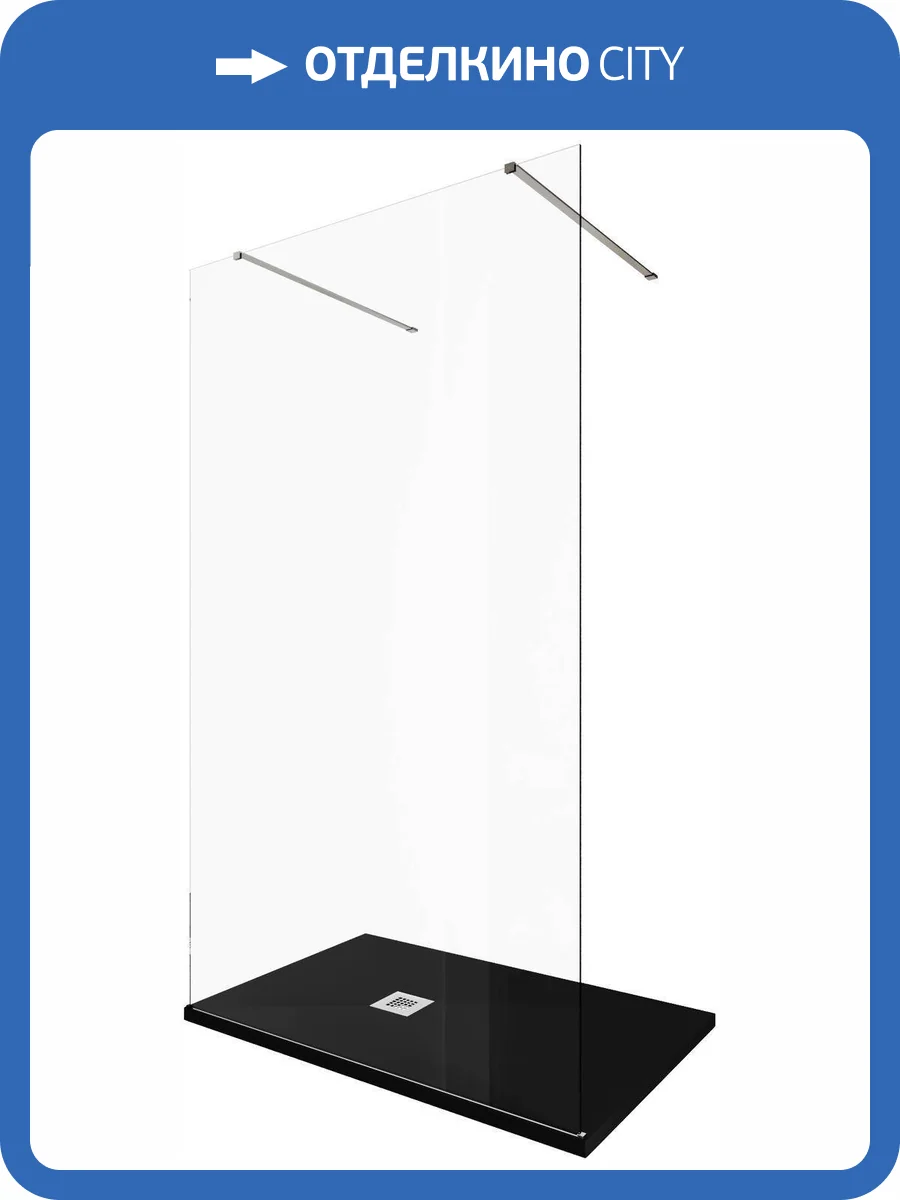 Душевая перегородка Allen Brau Infinity 3.21043.BA профиль серебро браш, стекло прозрачное, 120x200 фото 5