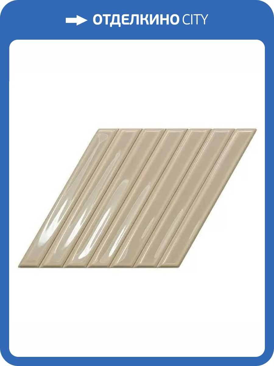Керамическая плитка WOW Spike Bars 135021 B Greige Gloss 15x25.9 фото 23