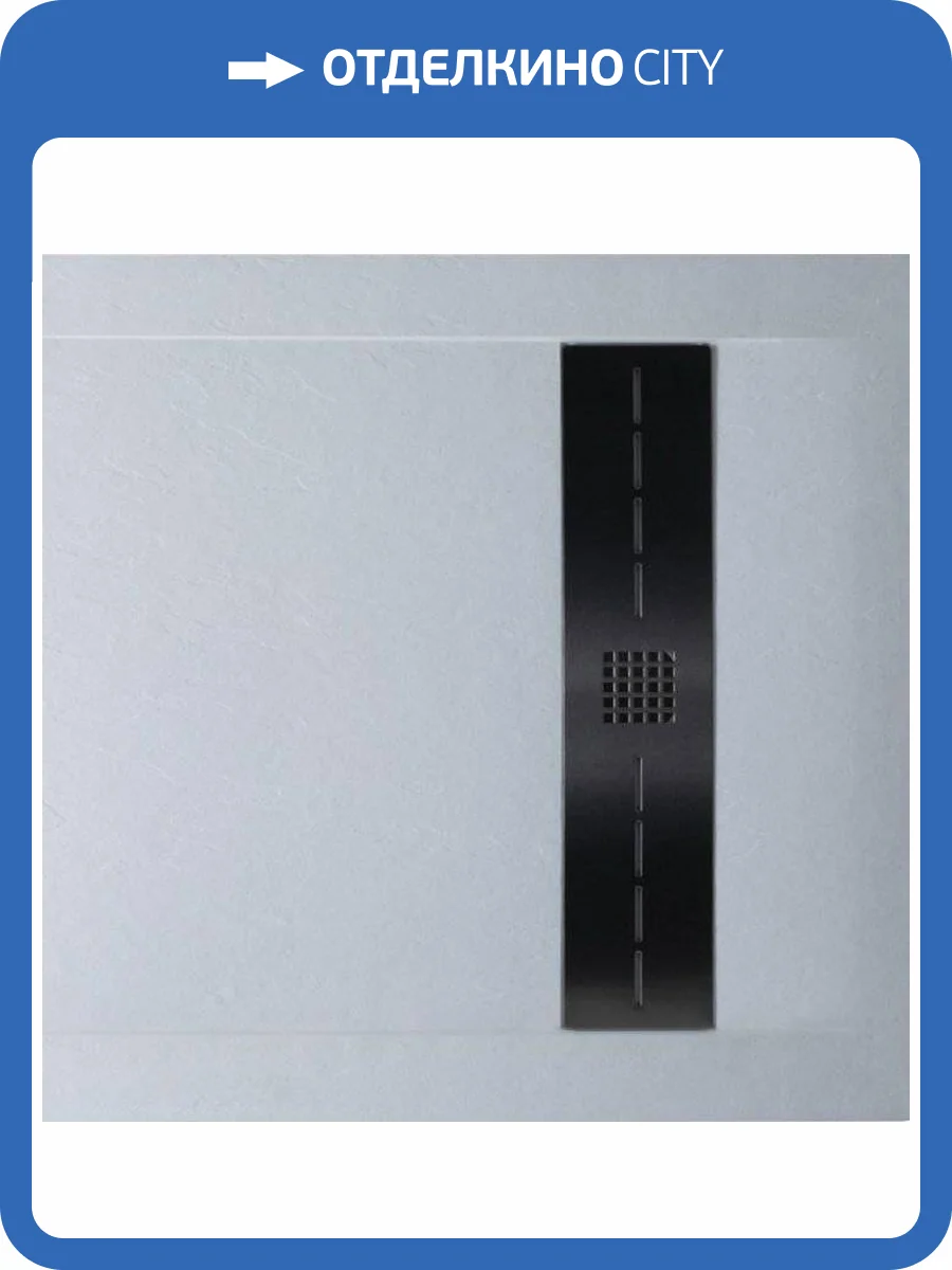 Поддон для душа Aquanet Delight NEW 007G 90x90 серый камень, с сифоном фото 7