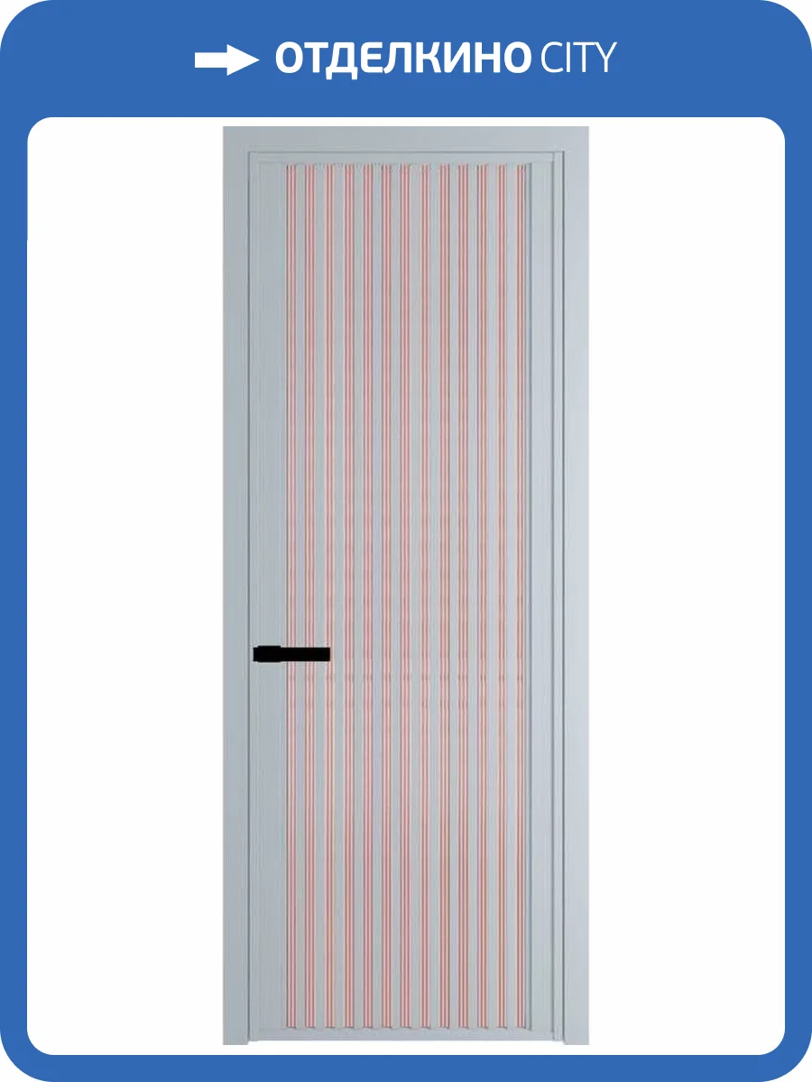 Межкомнатная дверь Profil Doors 3 AGP цвет профиля Серебро, стекло безопасное 6 мм мору розовое 800x2000 фото 2