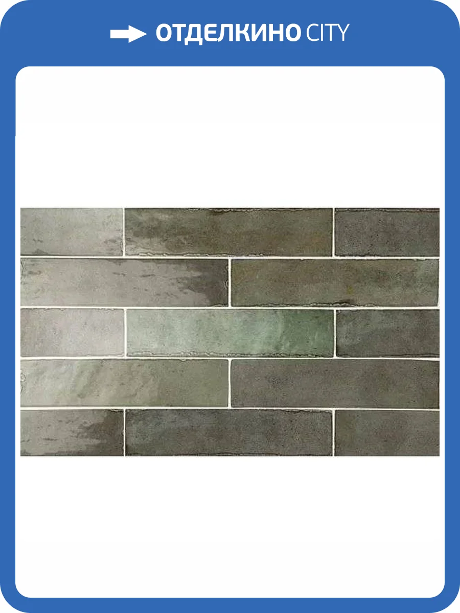 Керамогранит Equipe Tribeca 26876 Sage Green 6x24.6 фото 3