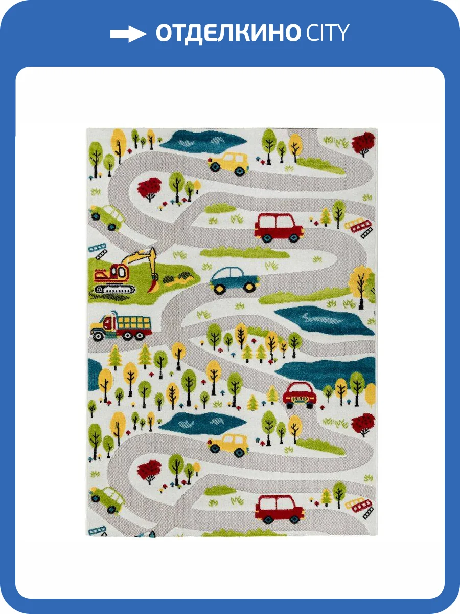 Ковер Play Rugs D987A Cream/Cream 0.8x1.5 м фото 6