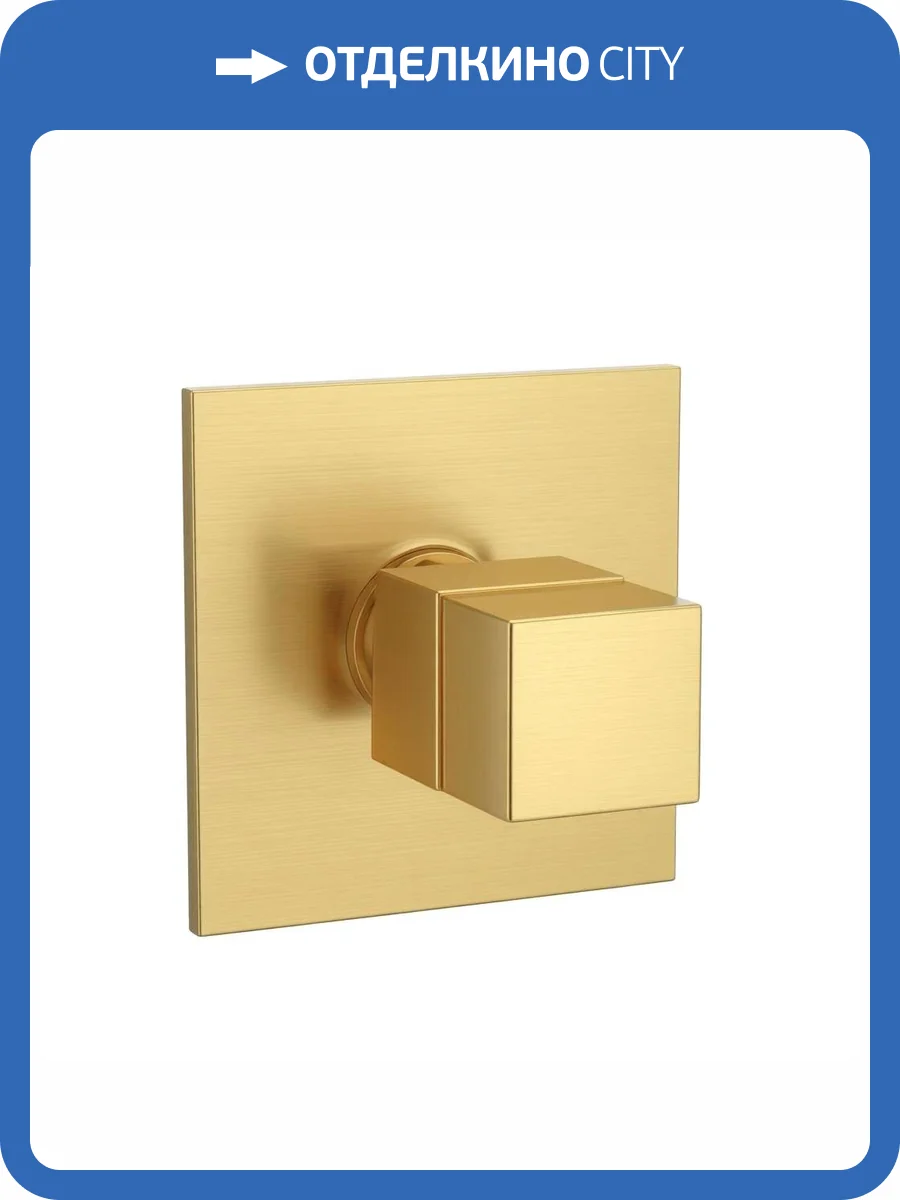 Смеситель для душа Remer Q-Elegance QT30BG брашированное золото фото 3