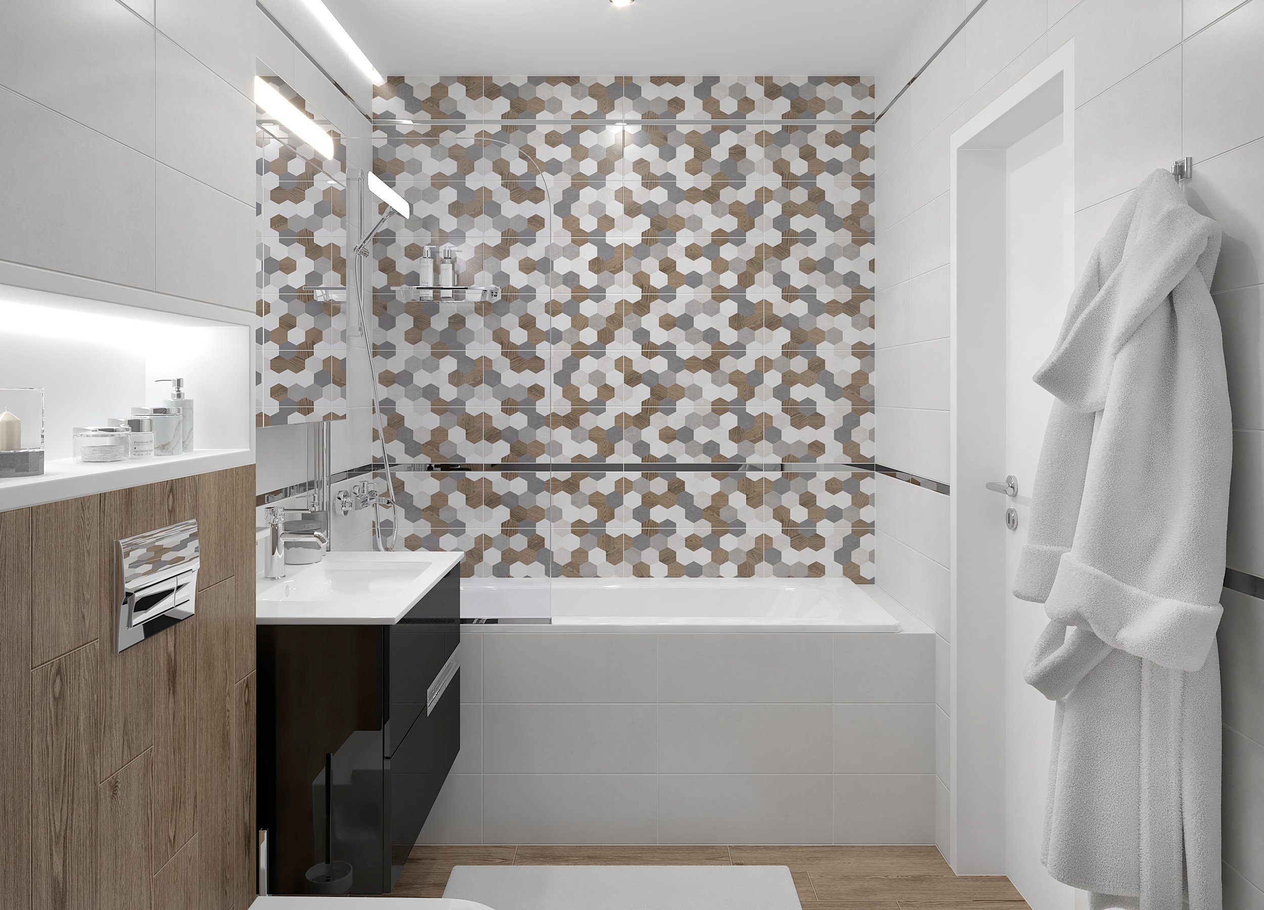 Laparet Betonhome мозаика серый фото 4