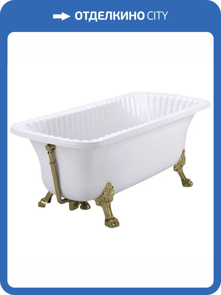 Ванна из искусственного камня Migliore Olivia 24384 174x80 бронза фото 3