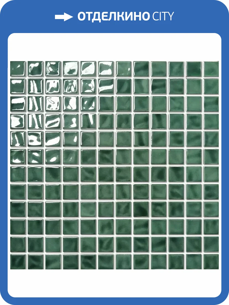 Мозаика NSmosaic Porcelain series P-542 Керамика Глянцевая (2.3x2.3) 30x30 фото 4