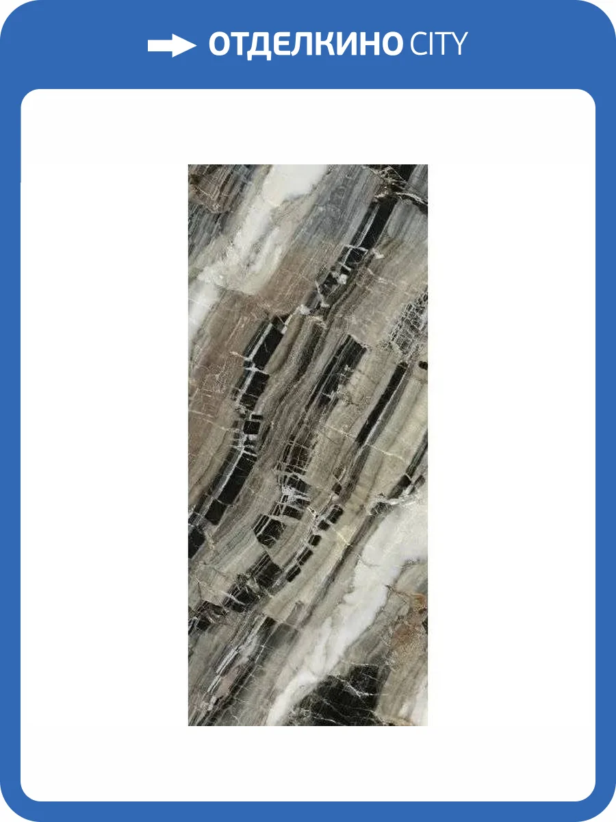 Керамогранит Vallelunga Grandiosa 02VGR28000L Preziosa Luna Argento A 120x280 фото 2