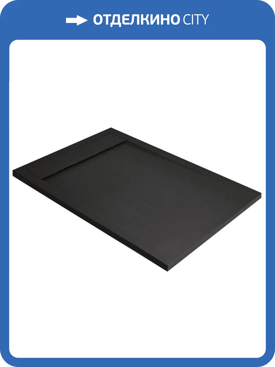 Поддон для душа Radaway Teos F 100x90 black, с сифоном фото 3