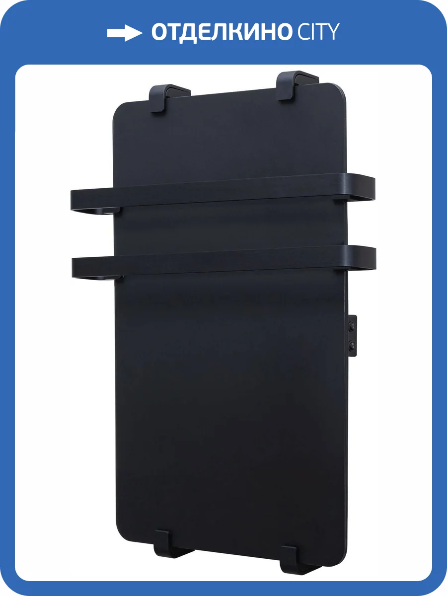 Полотенцесушитель электрический Allen Brau Infinity 00325637 100x44 черный фото 4