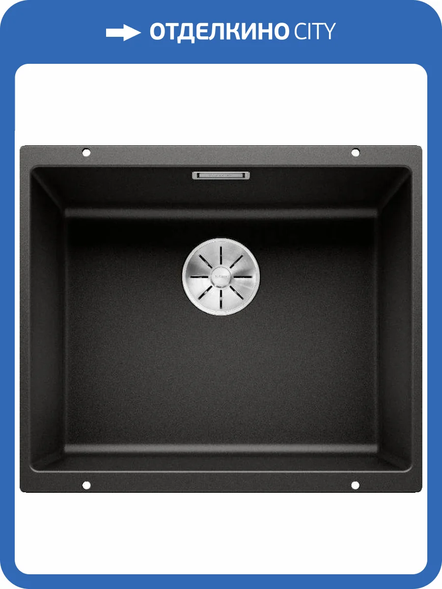 Мойка кухонная Blanco Subline 500-U 525995 черная фото 3