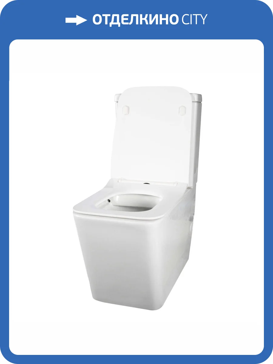 Унитаз-компакт Creto Logan 1002-004-WF + 1002-004-B L2 безободковый, с крышкой-сиденьем микролифт фото 9