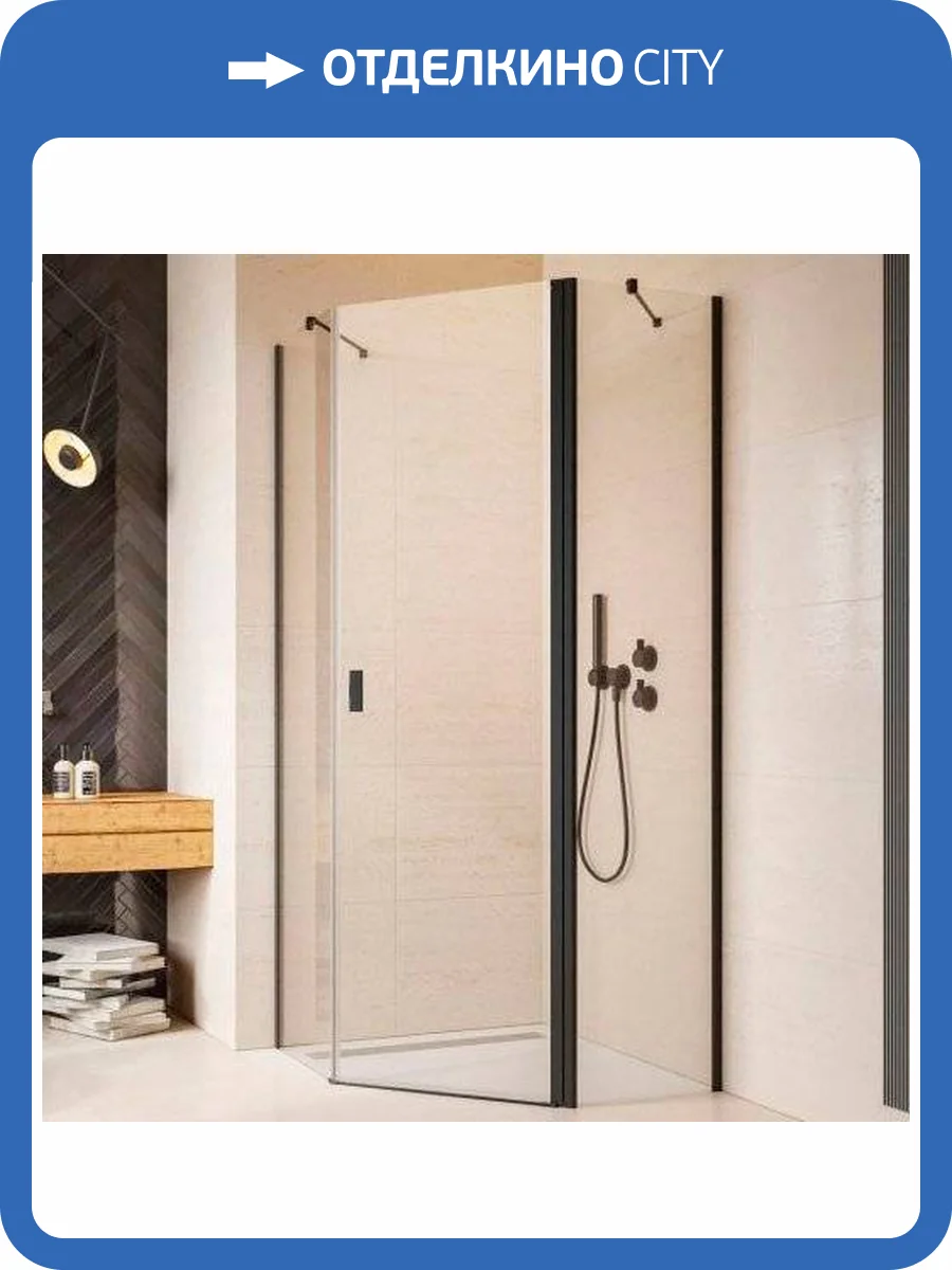 Душевой уголок Radaway Nes Black PTJ 100x100, R фото 7