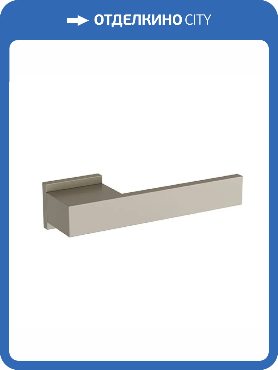 Ручка Profil Doors 360 на розетке RO80 Никель матовый (комплект из 2 шт) фото 2