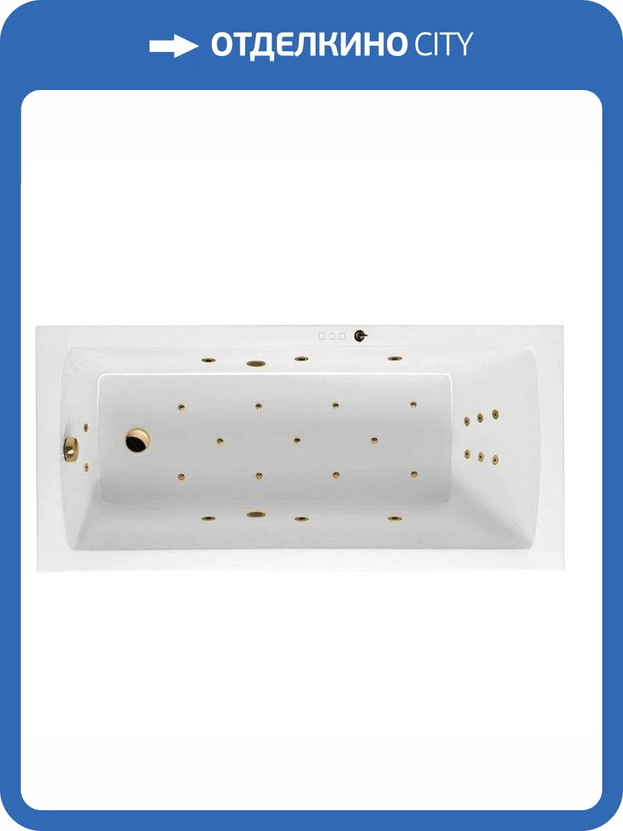 Акриловая ванна Excellent Aquaria ULTRA WAEX.AQU17.ULTRA.GL 170x75 золото фото 4