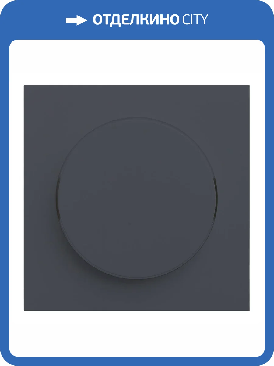 Лицевая панель для диммера Rikett 35721 BT базальт фото 2