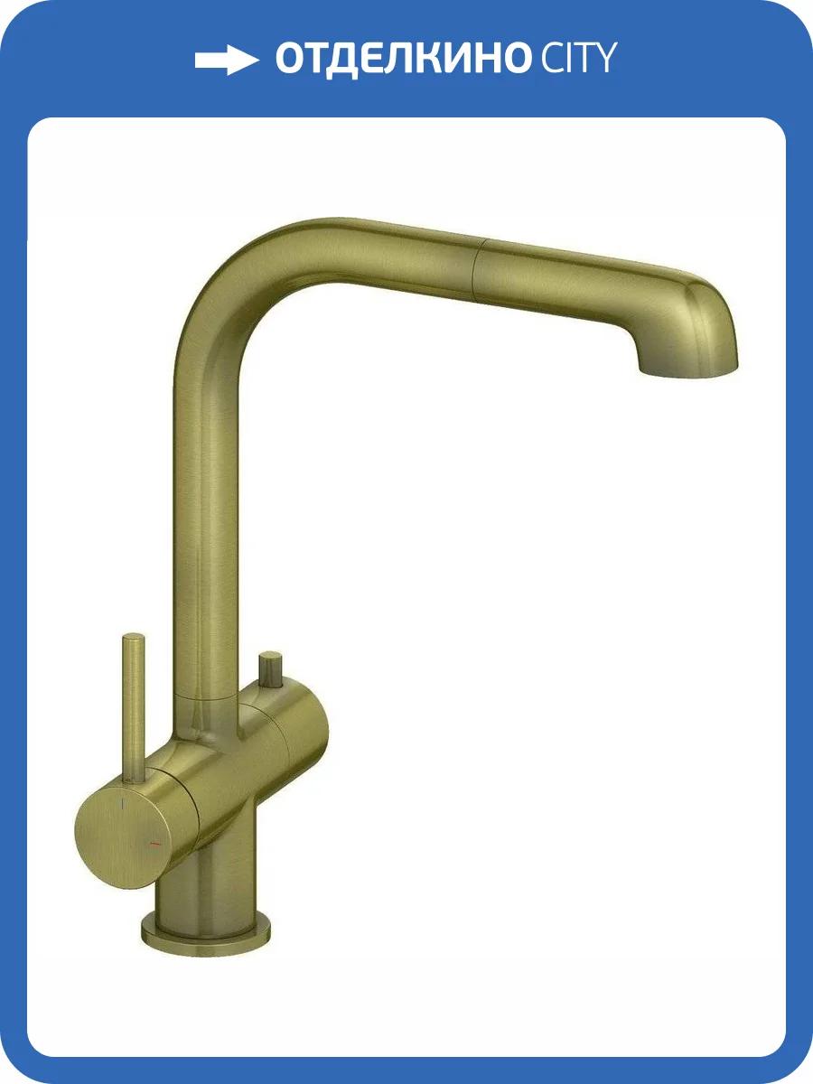 Смеситель для кухни Timo Saona 2346/02FL антик фото 3