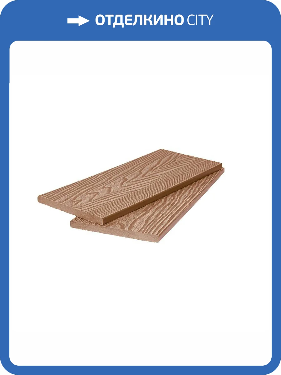 Универсальная доска Polivan Group Singaraja 3D Wood Brushing Песочный ДПК 2900x140x11 фото 2