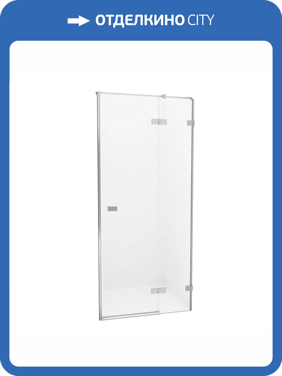 Дверь в нишу NEW TRENDY AVEXA 90x200 EXK-1444 (хром) фото 11