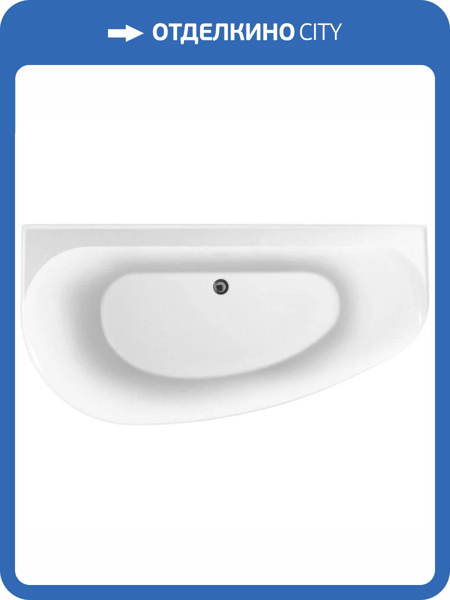 Акриловая ванна Allen Brau Priority 5 2.31005.20B 160x78 правая, белая глянцевая фото 3