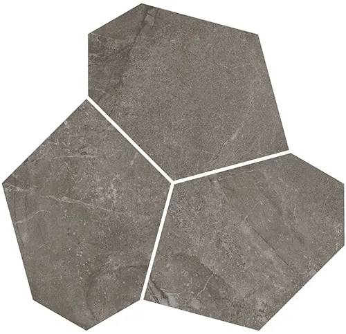 Декор Kerama Marazzi Марсель KMD2HID026GR наборный серый матовый обрезной 25.5x26.5