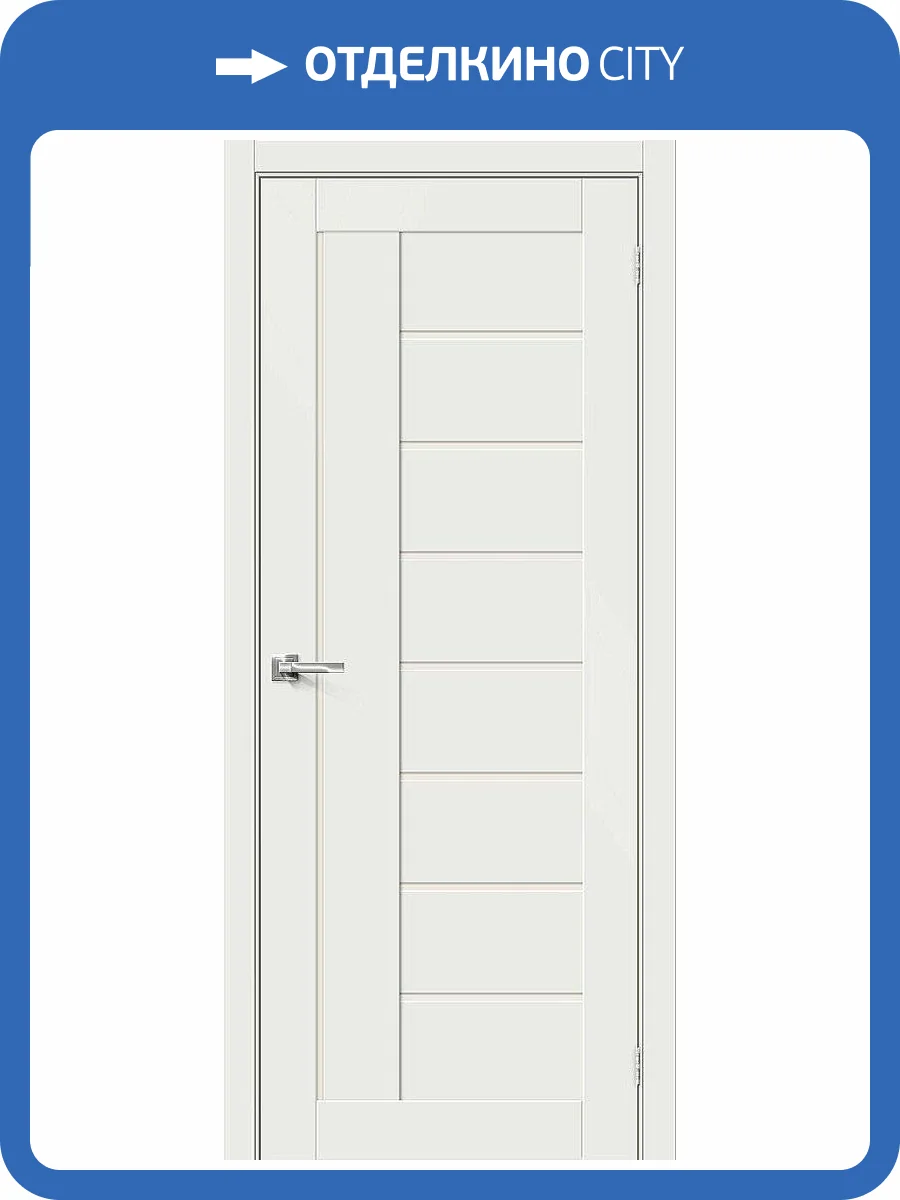 Межкомнатная дверь Bravo 066-0140 Браво-29 White Matt 200x80 фото 2