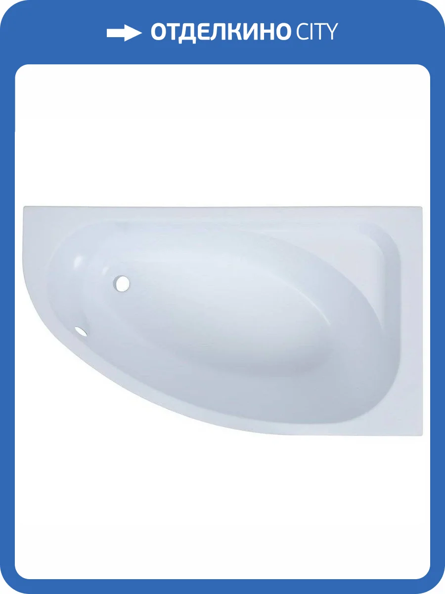 Акриловая ванна Aquanet Mia к/с133 246887 140x80 правая фото 5