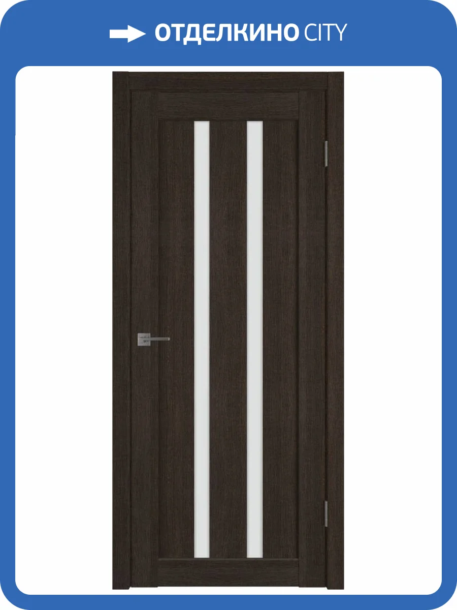 Межкомнатная дверь Владимирская Фабрика Дверей Atum 2 Wenge стекло White Cloud 800x2000 фото 2