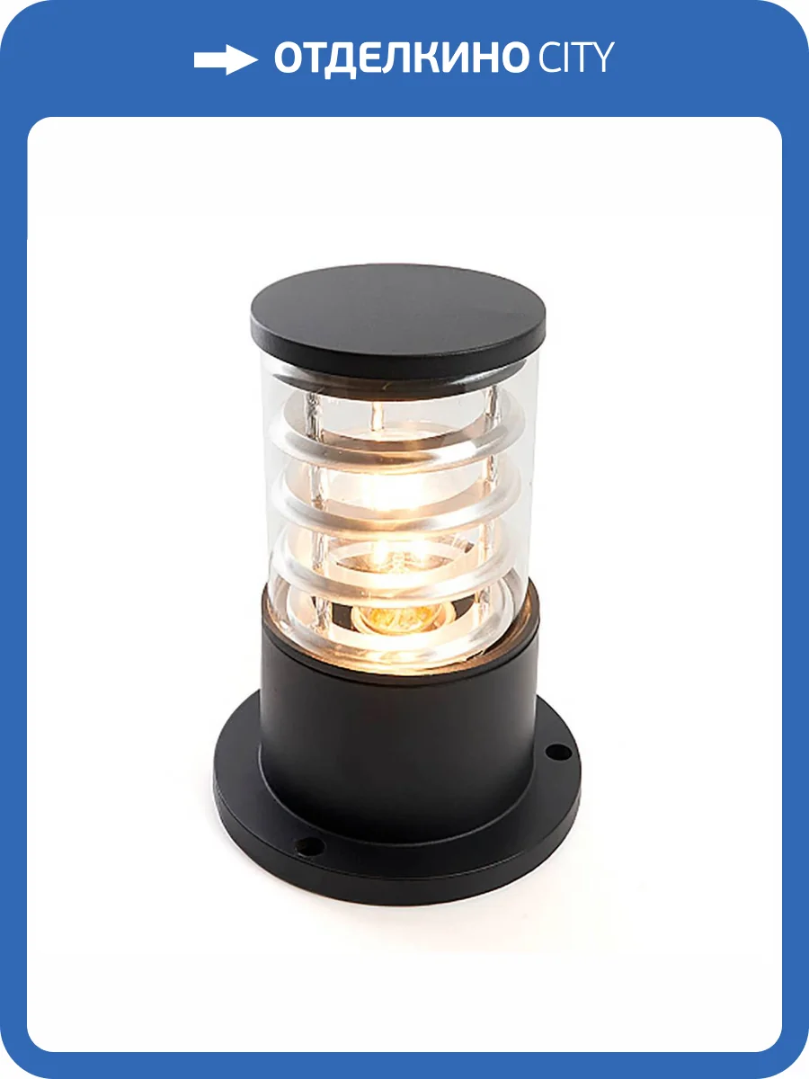 Садово-парковый светильник Feron DH0800 столб E27 230V черный 41915 фото 2