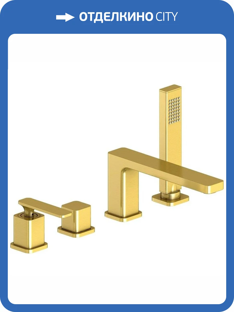 Смеситель на борт ванны Timo Torne 4330/17Y золото фото 3