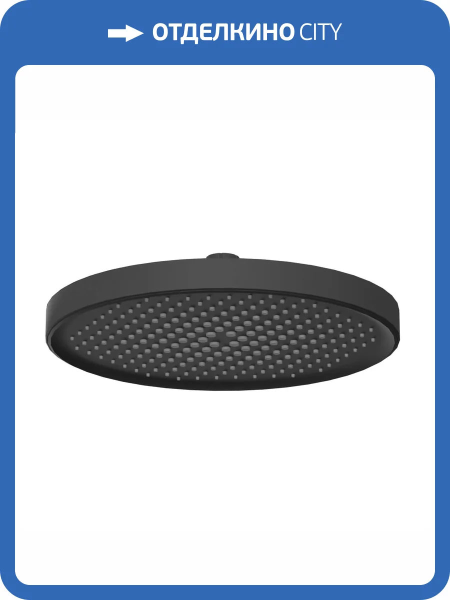 Верхний душ WHITECROSS Y Y1302BL черный матовый фото 3