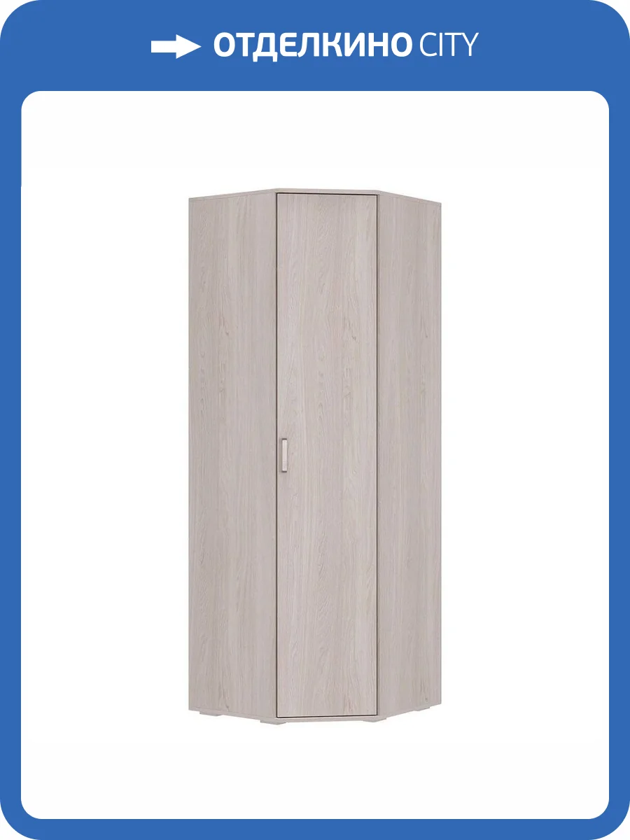 Шкаф БТС МЕБЕЛЬ Белла 00-00103905 ясень белый,угловой фото 5