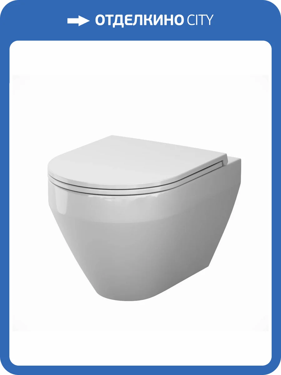 Унитаз подвесной Am.Pm Spirit V2.0 C701900SC Aquaspin, безободковый, сиденье с микролифтом, глянцевый белый фото 14