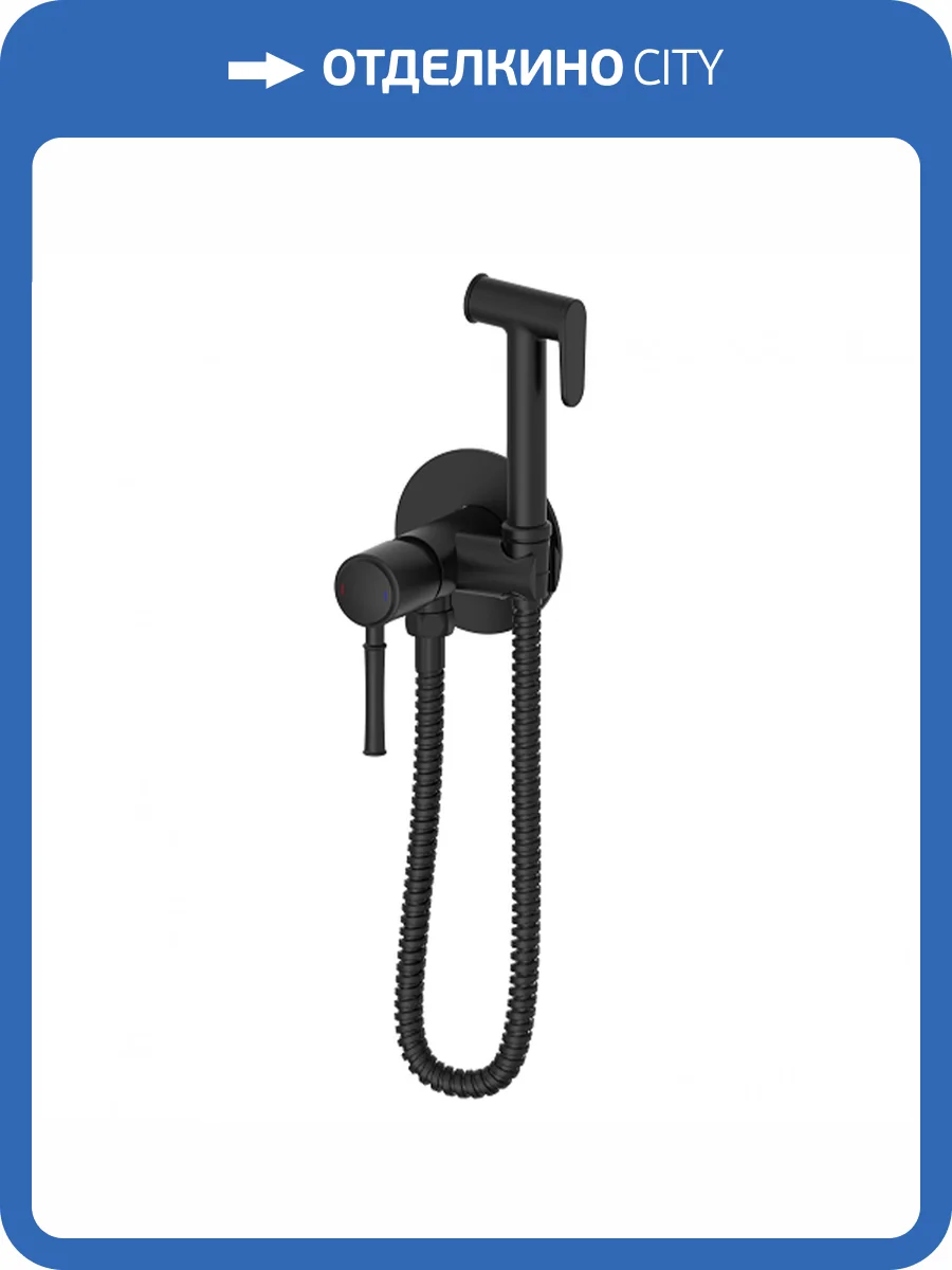 Гигиенический душ Wonzon & Woghand Tor WW-88829073-MB черный матовый, встраиваемый фото 3