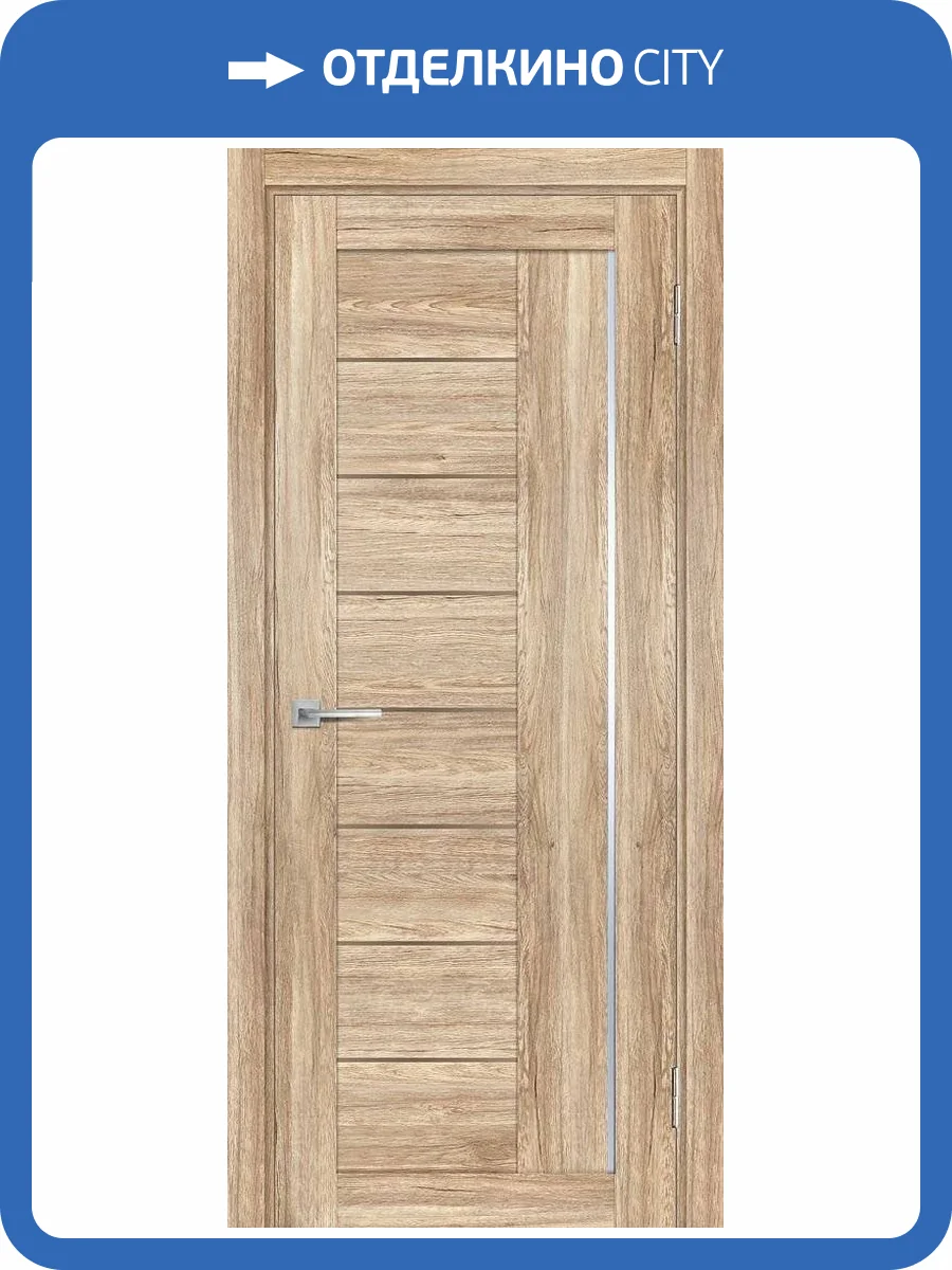 Межкомнатная дверь Profilo Porte PSL-17 полотно Сан-ремо натуральный, стекло бронза сатинат 800x2000 фото 2