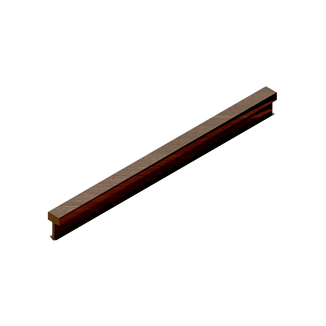 Профиль вставка Neexy pvl80-04 ANTBL антик бронза светлая (защитный лак) 270x0.5x1