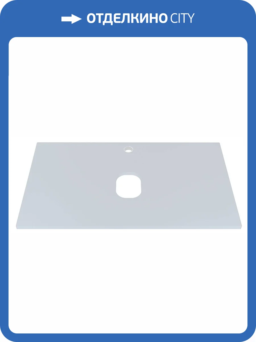 Столешница Art&Max AM-900-BO Bianco Opaco, 90.4x1.9x46 фото 2