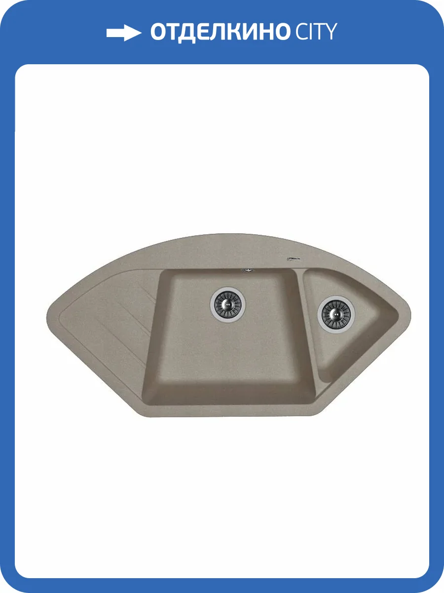 Мойка кухонная Florentina Веста 20.285.E1005.307 серый шелк фото 3