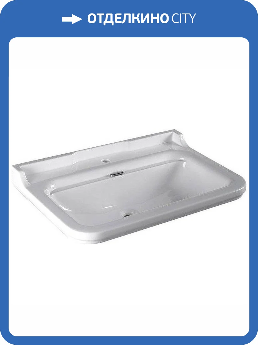 Раковина Kerasan Waldorf 4141K1bi/cr*1 80 см фото 13