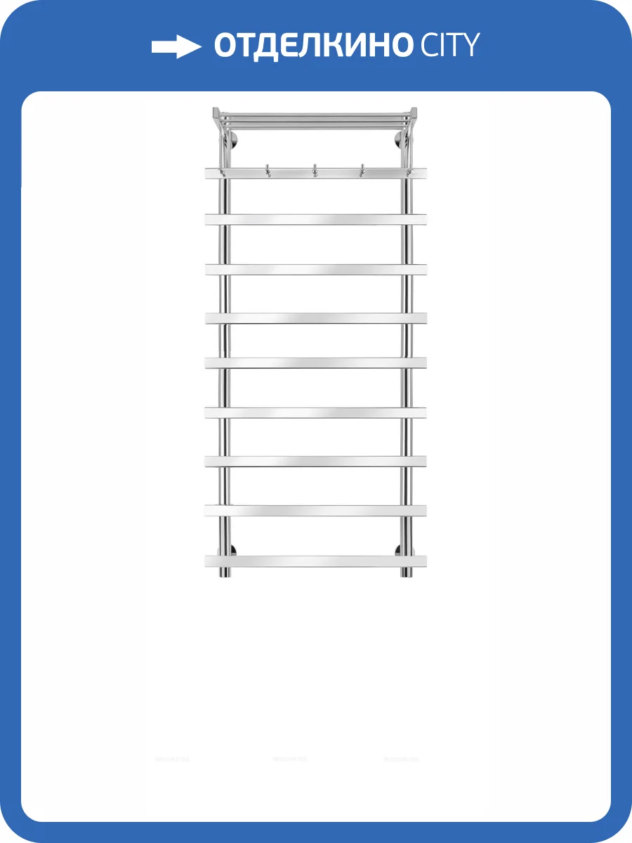 Полотенцесушитель электрический Secado Понтида 4603759409313 1 КСП 120x50x60, R, хром фото 3