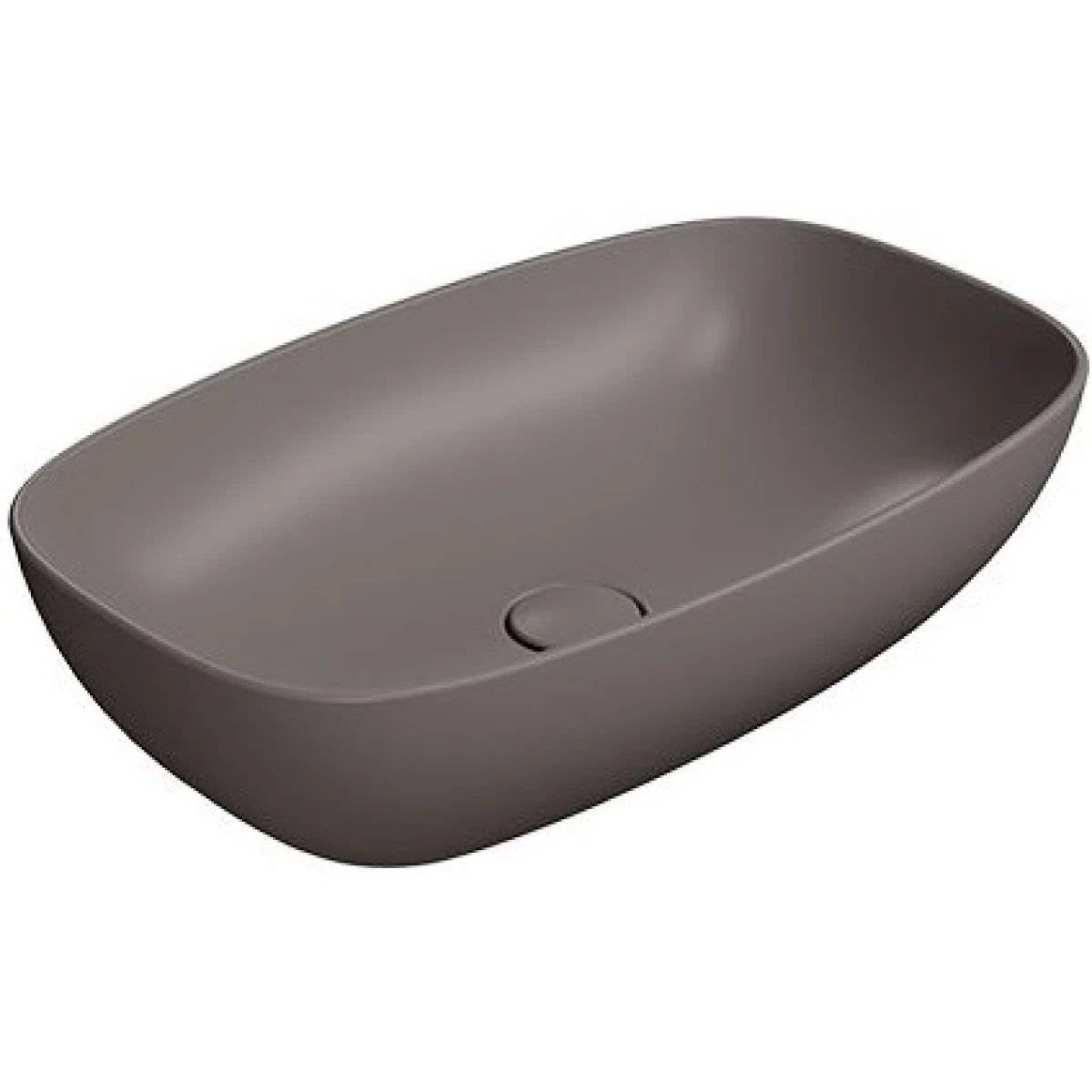 Раковина GSI Nubes 978316 коричневый матовый, 60x38