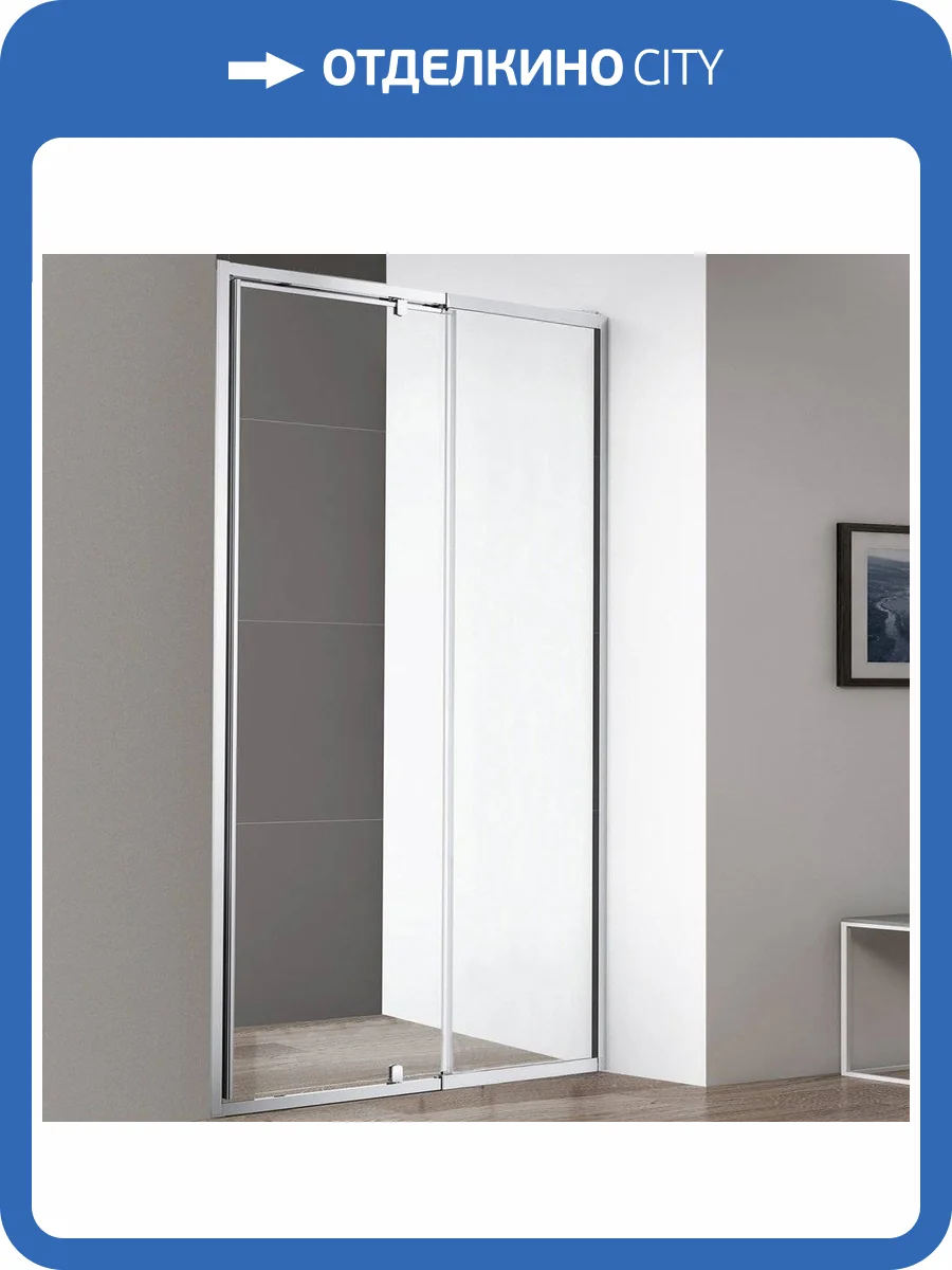 Душевая дверь в нишу Cezares Variante B 1 110/120 C Cr фото 5