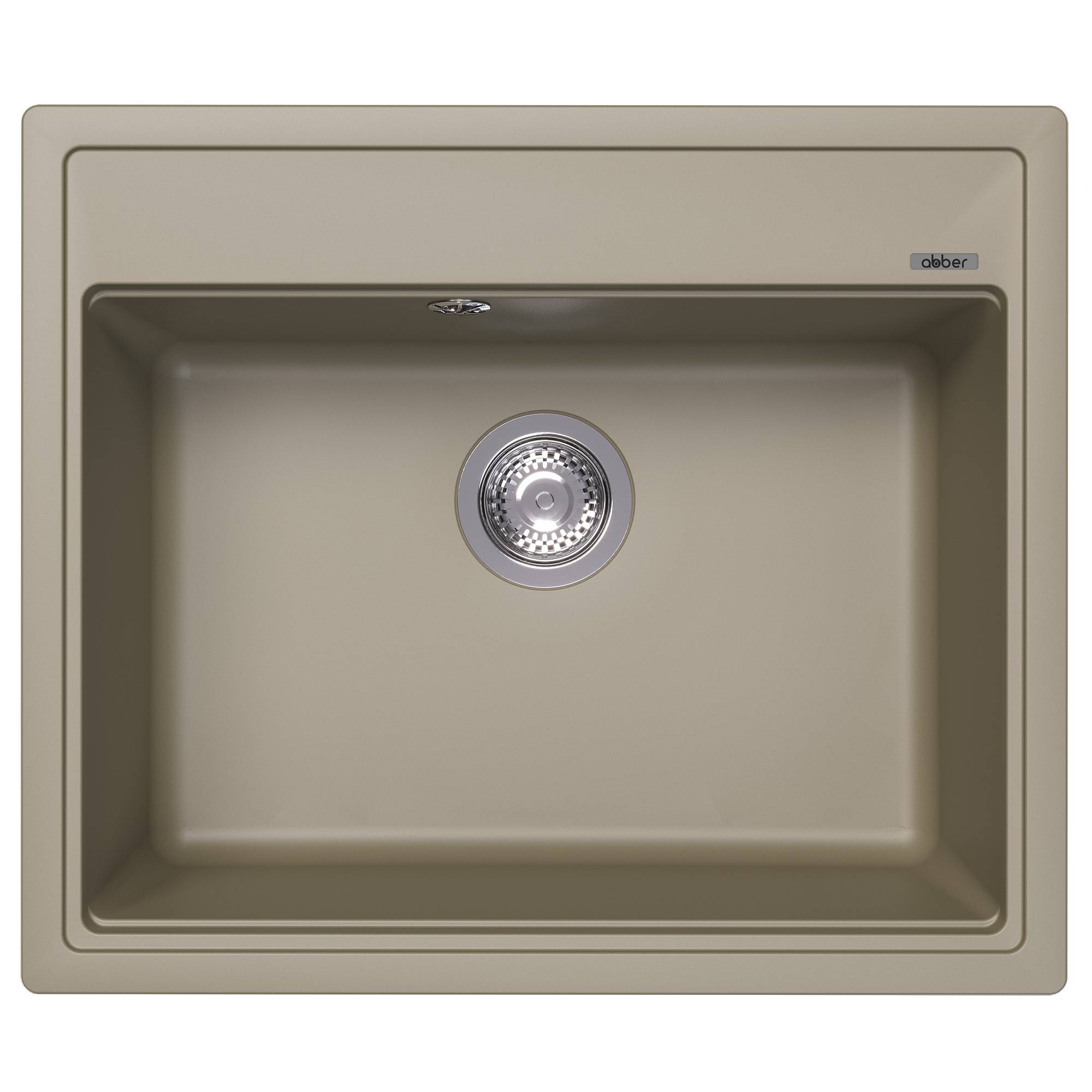 Мойка кухонная Abber Quarz AQ2902S песочный, 51x60