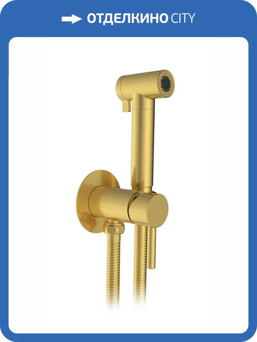 Гигиенический душ AltroBagno Modern 060117 OrSp, золотой матовый фото 9