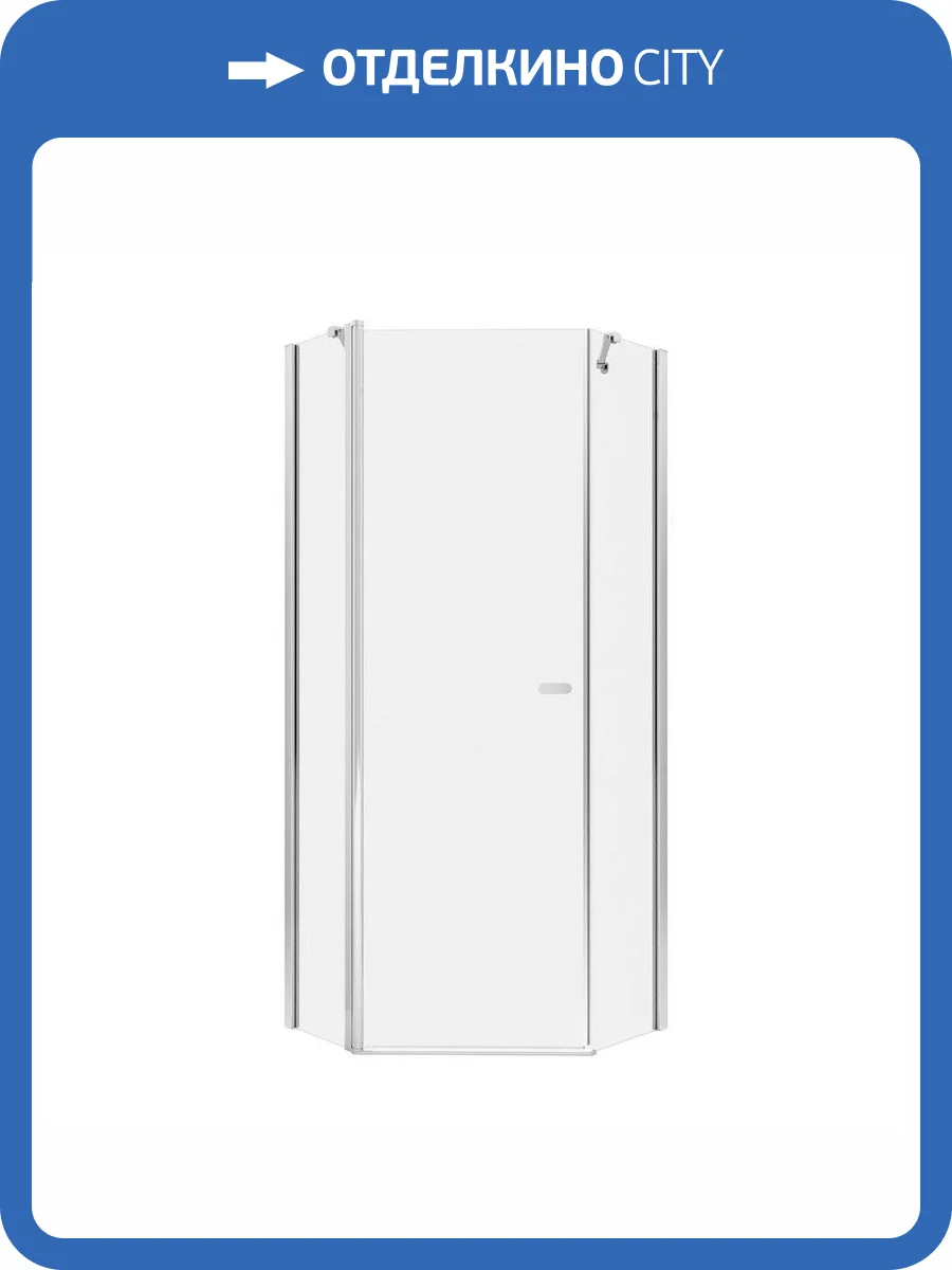 Душевое ограждение NEW TRENDY NEW SOLEO  80x80x195 K-0606 (хром) фото 8