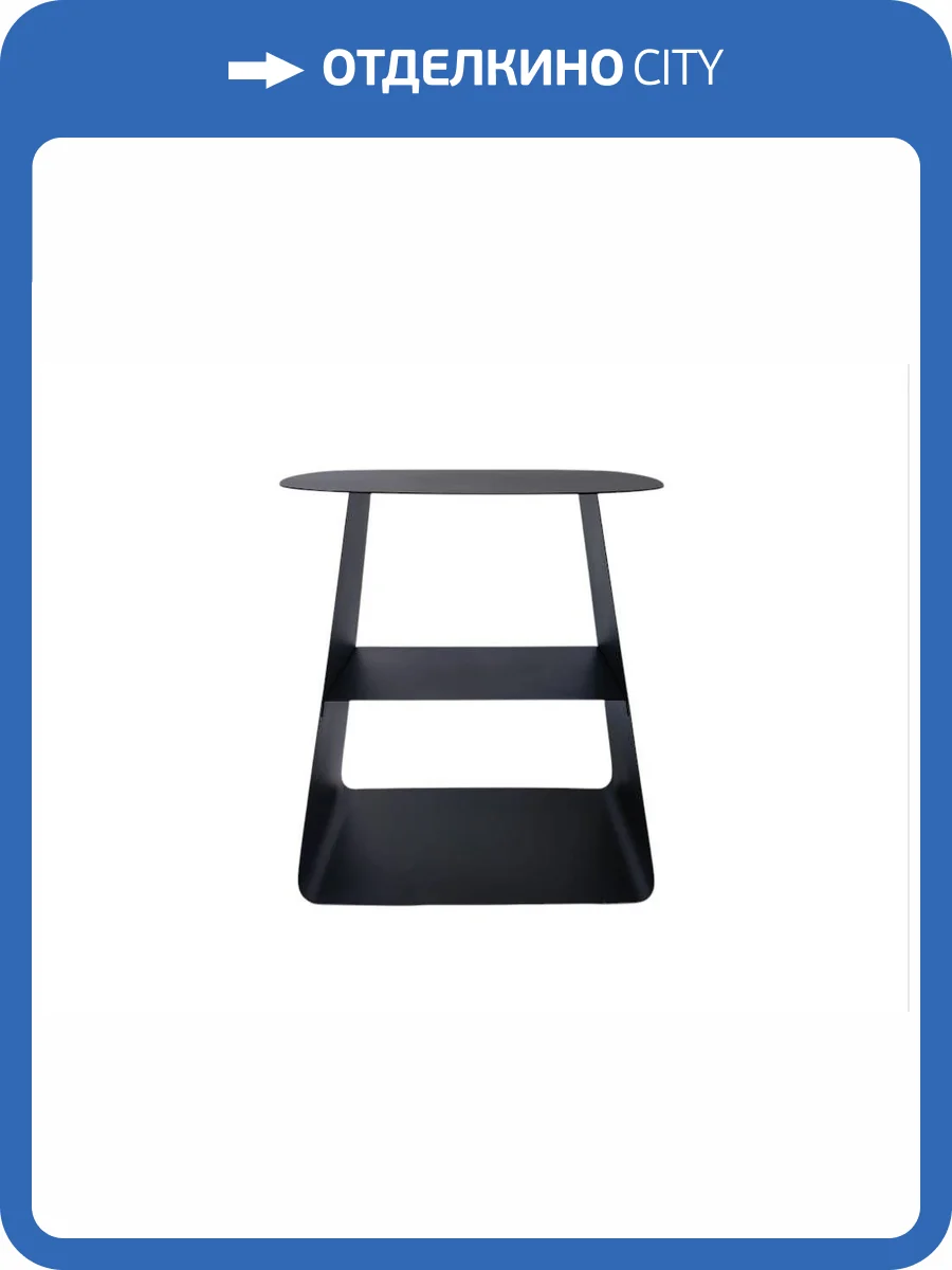 Стол журнальный Stool Group Leyre MT-123S DB-001 черный, металл 40x40x44.5 фото 4