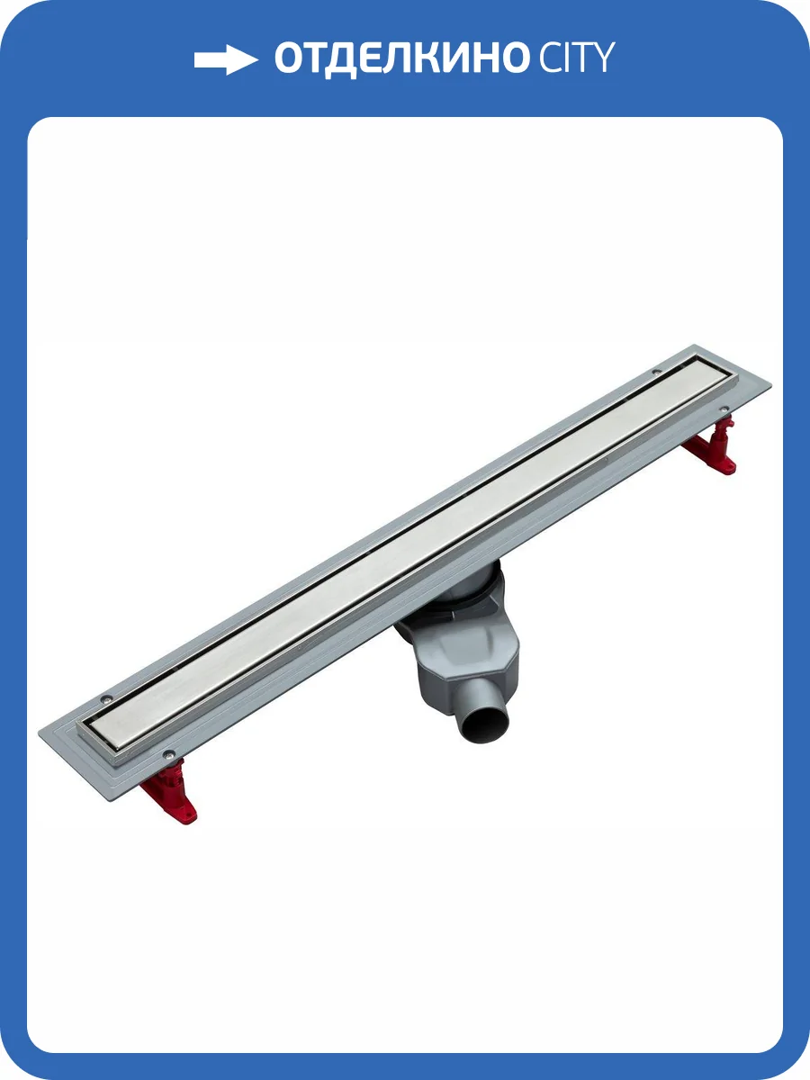 Душевой лоток Logan L002L-850 решетка в комплекте, хром фото 7