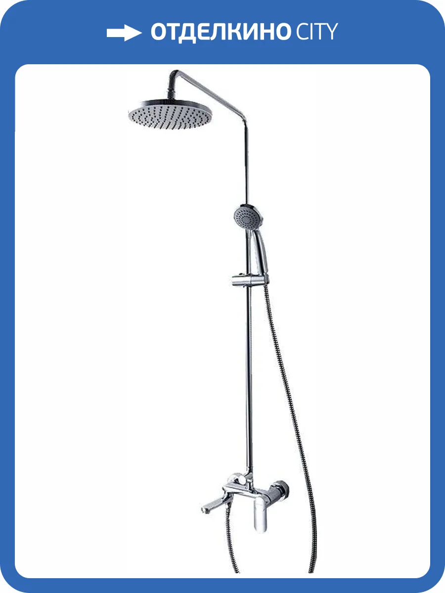 Душевая стойка Bravat Opal R F6125183CP-A2-RUS хром фото 4