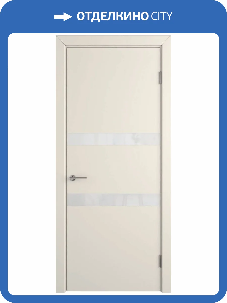 Межкомнатная дверь Владимирская Фабрика Дверей Niuta Ivory стекло White Gloss 900x2000 фото 2