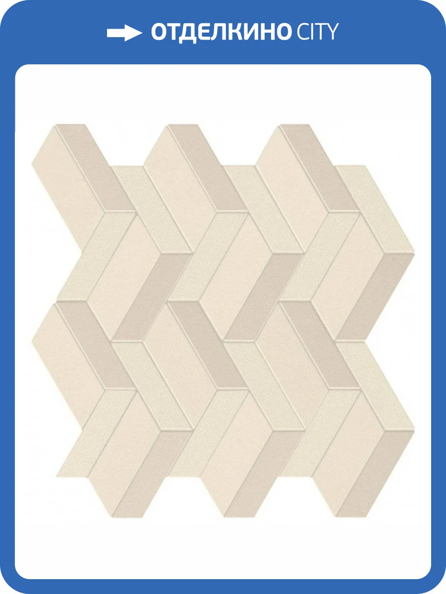 Мозаика Atlas Concorde Prism A4Z7 Cotton Wiggle 30.6x32.4 фото 2